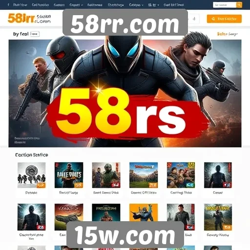 Análise das ofertas de jogos no 58rr.com